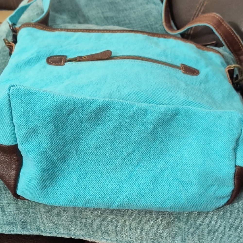 Myra Bag Blue Patterned - image 3